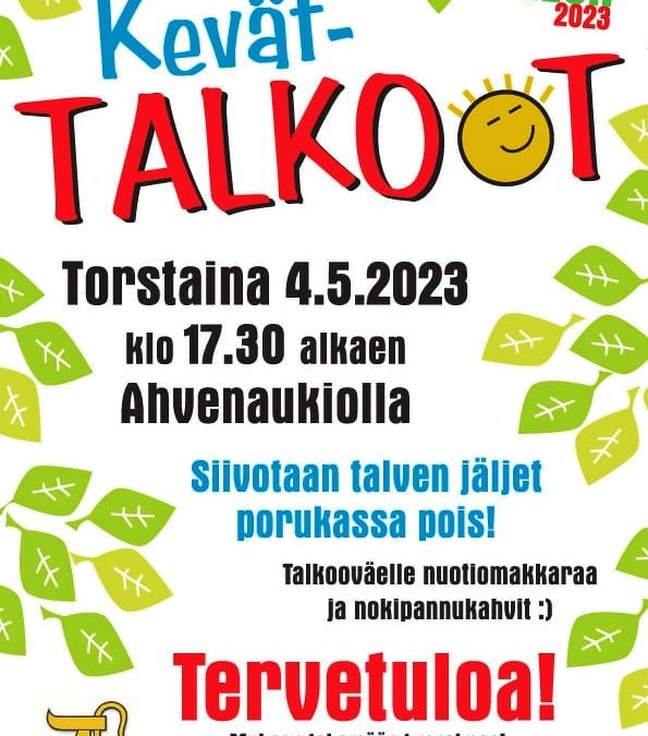 Kevättalkoot – uusi aika!