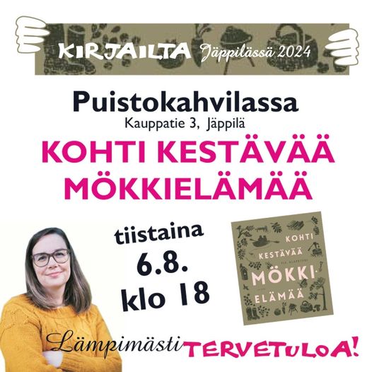 Jäppilän kirjailta: Kohti kestävää mökkielämää