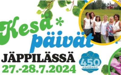 Jäppilän kesäpäivillä on ohjelmaa eri puolilla kylää