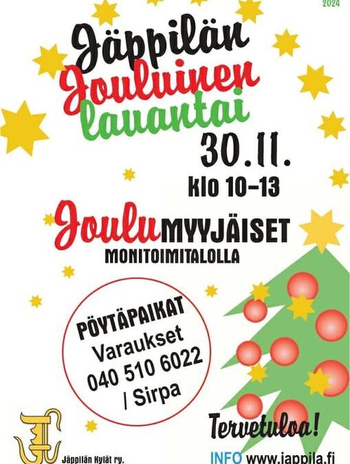 Jäppilän jouluinen lauantai